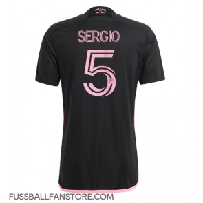 Inter Miami Sergio Busquets #5 Replik Auswärtstrikot 2024-25 Kurzarm